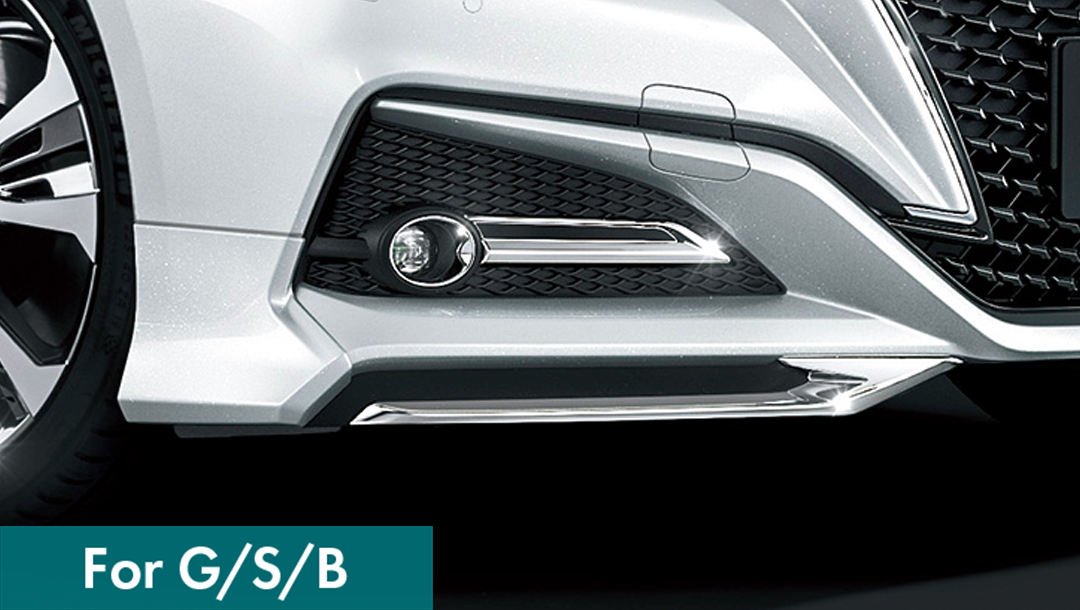 クラウン220系/H20系】フロントウイングスポイラー（G/S/B用） – VROOM