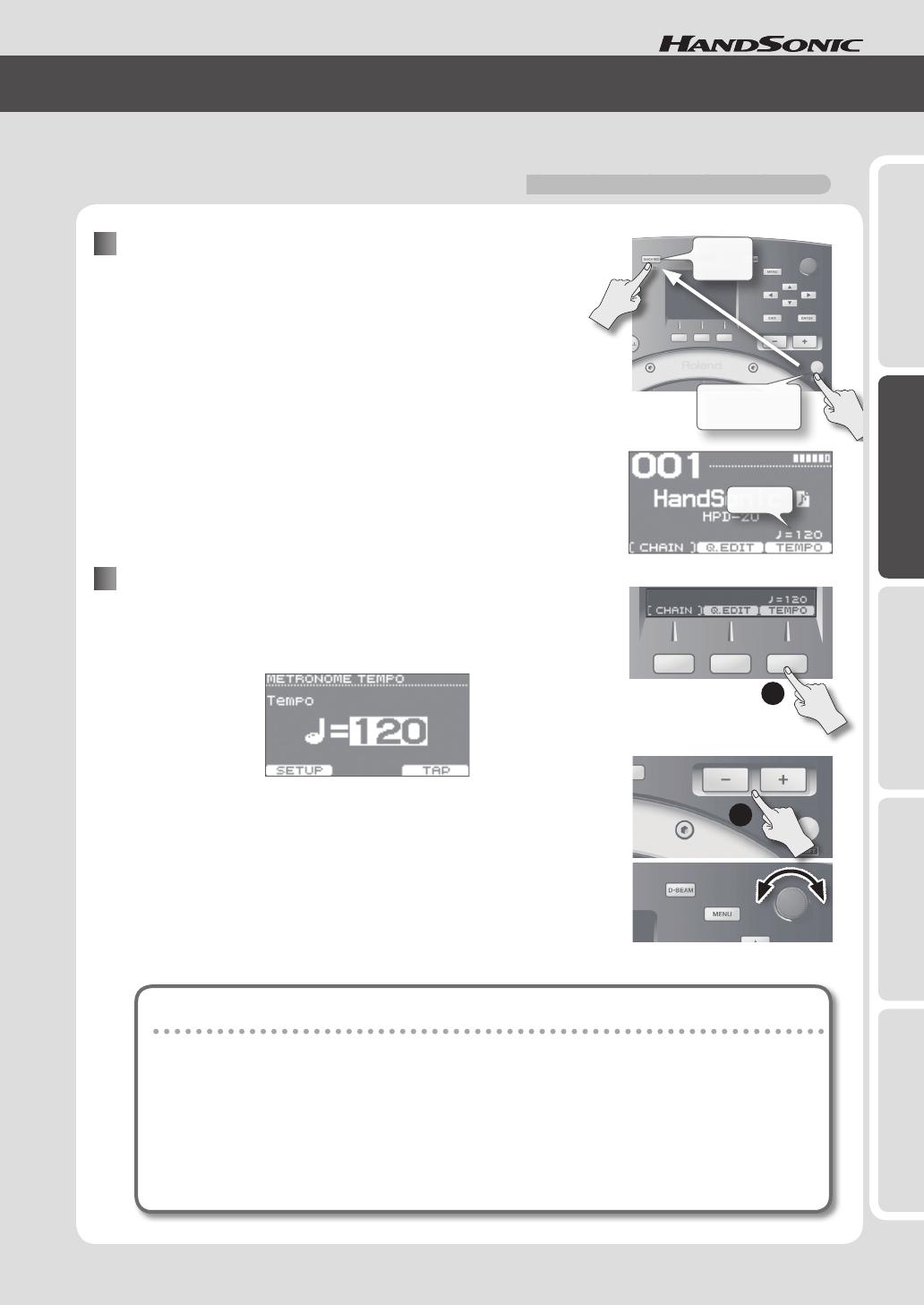 Roland HandSonic HPD-20 取扱説明書
