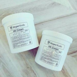 注意喚起】施術にはハイパーナイフクリームを使ってください