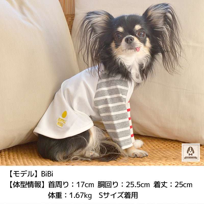 JE243 無地ロング袖 XS/S/M/L/XL Jekyll Egg-ジキルエッグ- 犬服 長袖