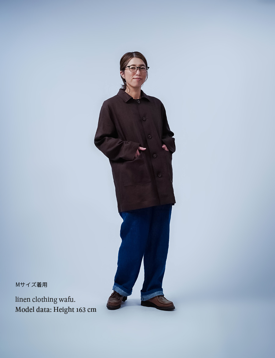 リネンアウター】オールシーズン使える リネンソロテックス