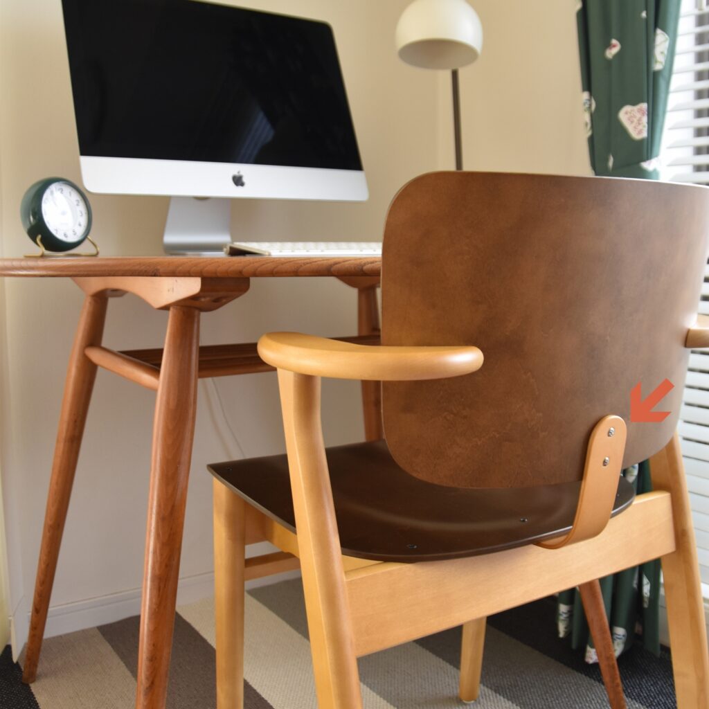 artek 】ワークスペースにドムス チェアを置きました【 scope 別注