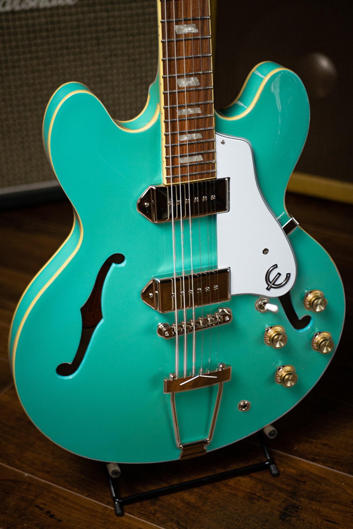 Epiphone Casino Electric Guitar - Turquoise – Walt Grace Vintage