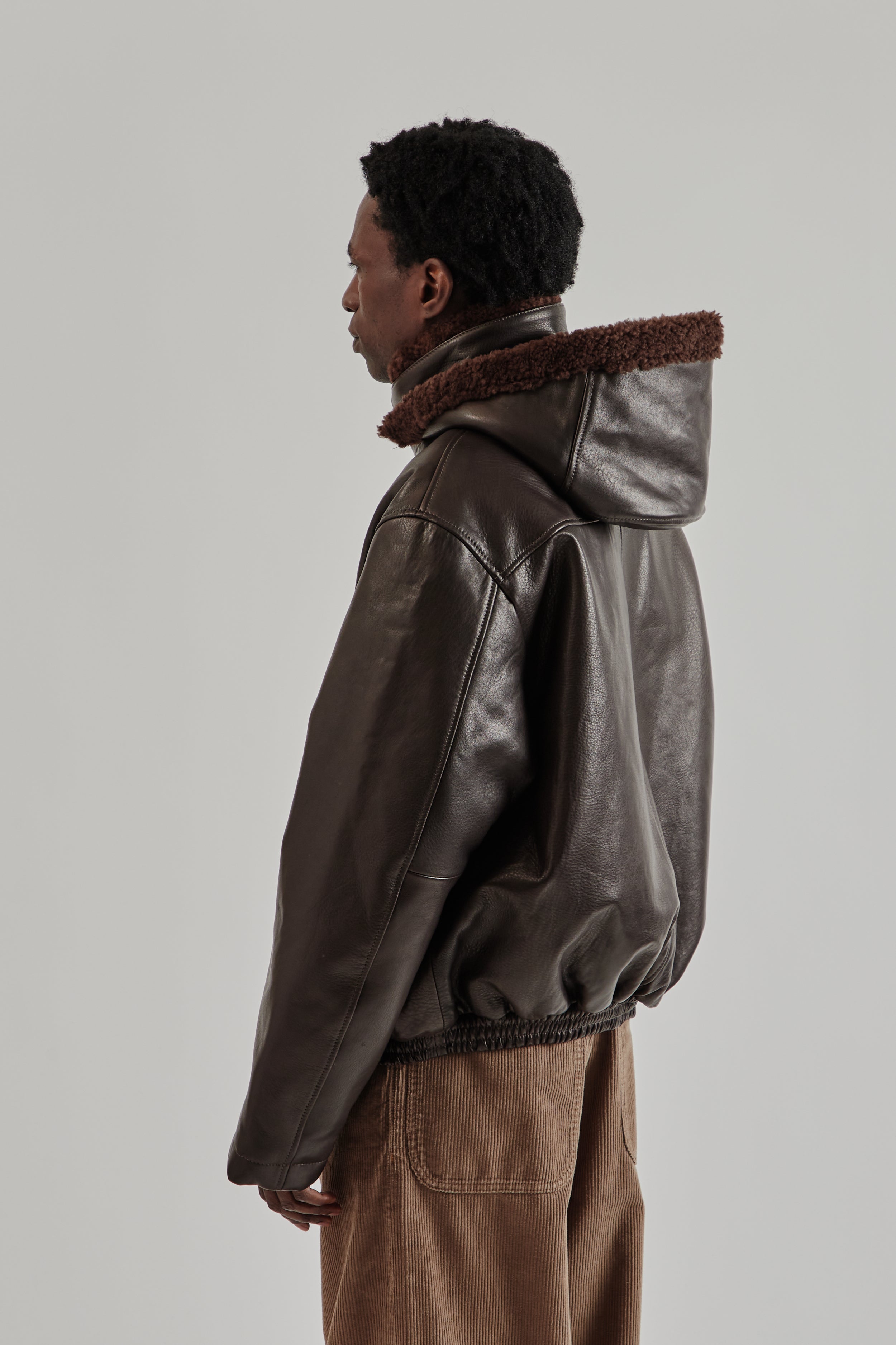 Ranra Sojourner Leather Jacket - Black Coffee | Wallace Mercantile