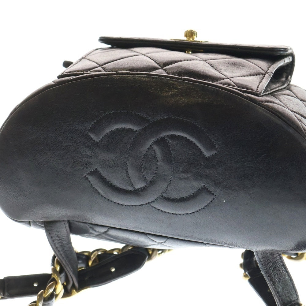 CHANEL(シャネル) マトラッセ ココマーク ターンロック ラムスキン