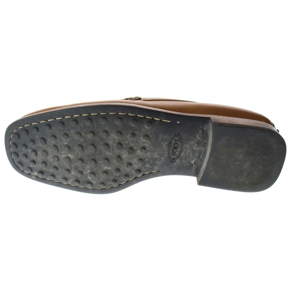 TOD'S(トッズ) ロゴ刻印 レザーローファー ドライビングシューズ