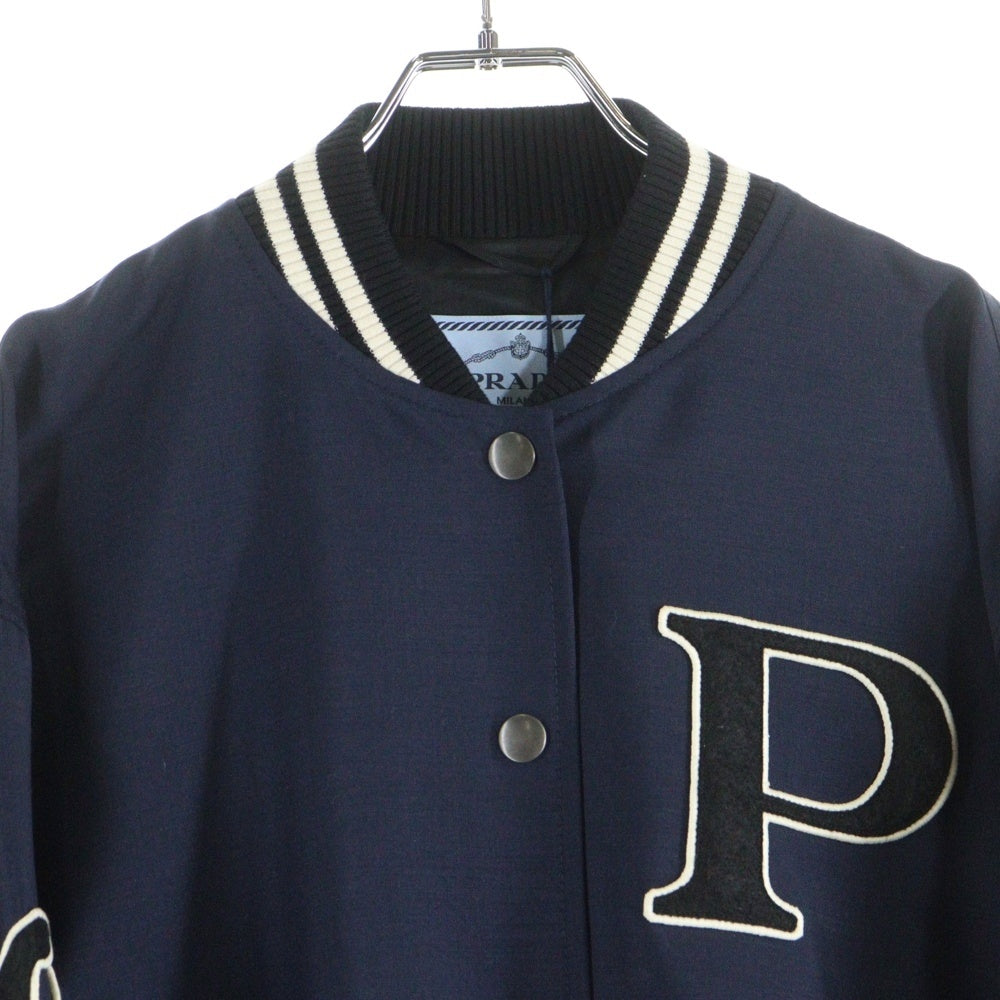 PRADA(プラダ) 24SS Pロゴワッペン キッドモヘア スナップボタン