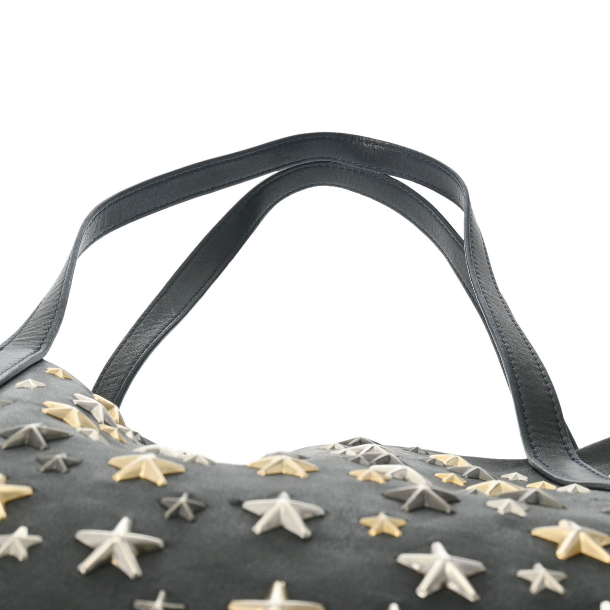 ジミーチュウ スタースタッズ ブラック レザー レディース バッグ