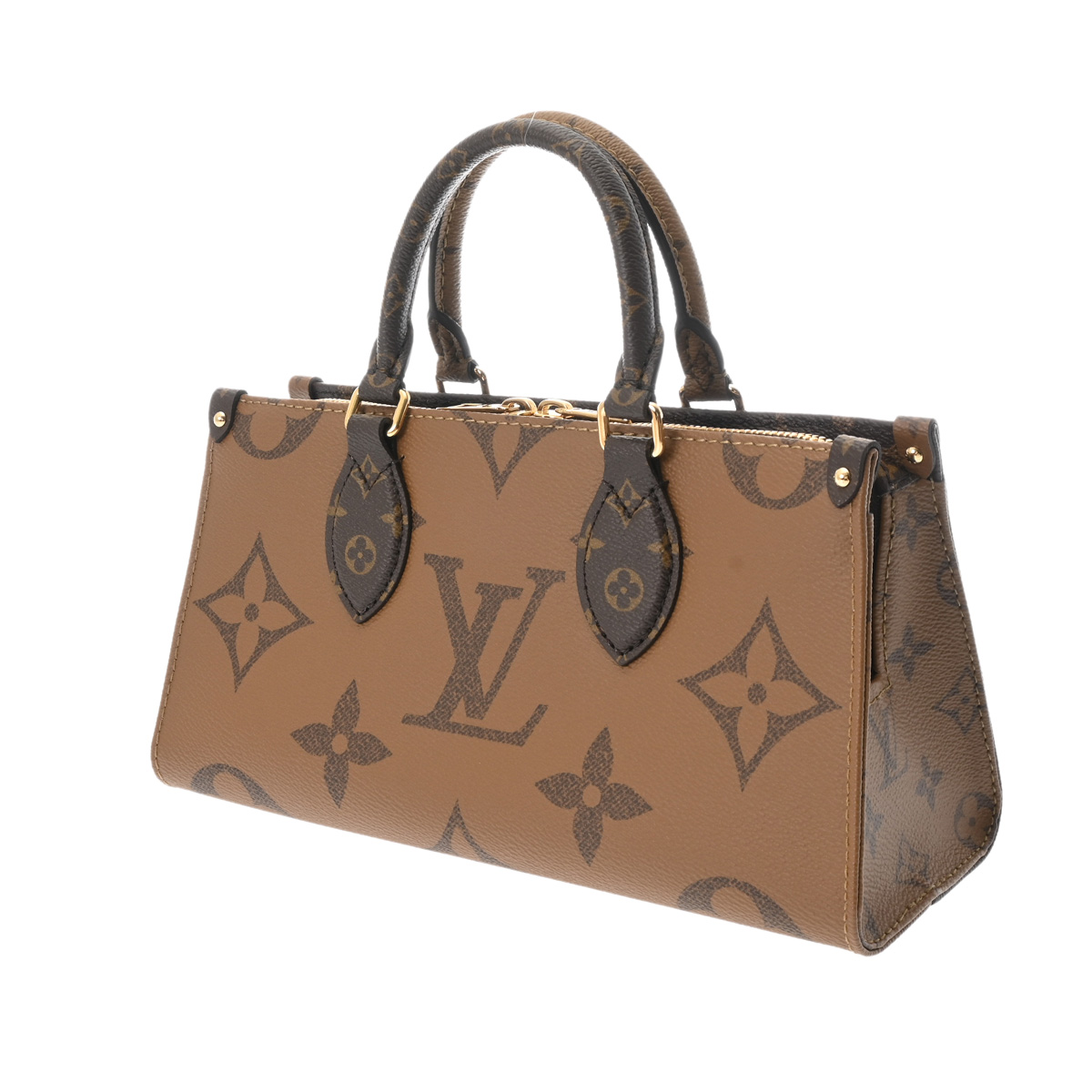 ルイ ヴィトン モノグラムリバース オンザゴー EW 2WAY ブラウン