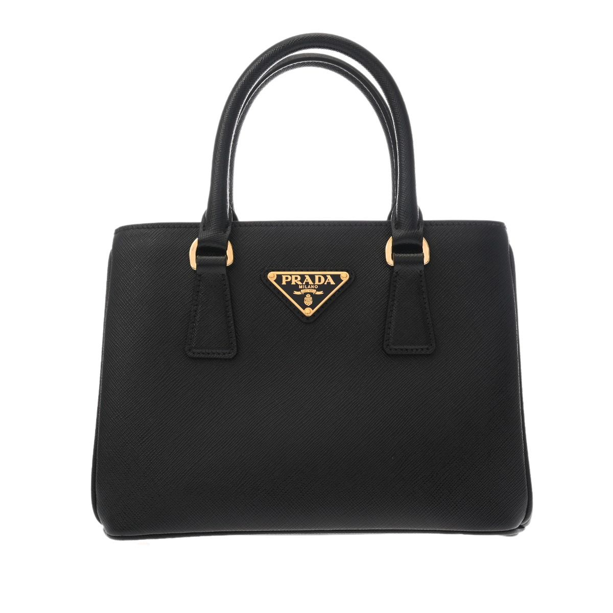 プラダ ガレリア ミニ 2WAY ブラック 1BA296 サフィアーノレザー