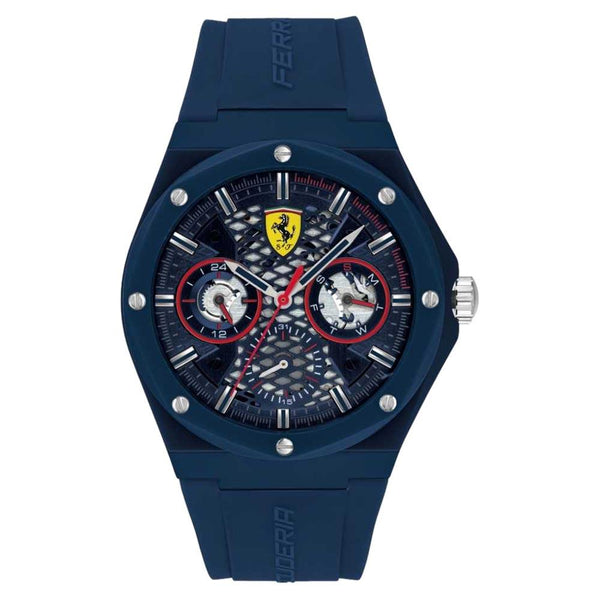 Scuderia Ferrari Aspire Blue Silicone Men's Multi-function Watch - 830