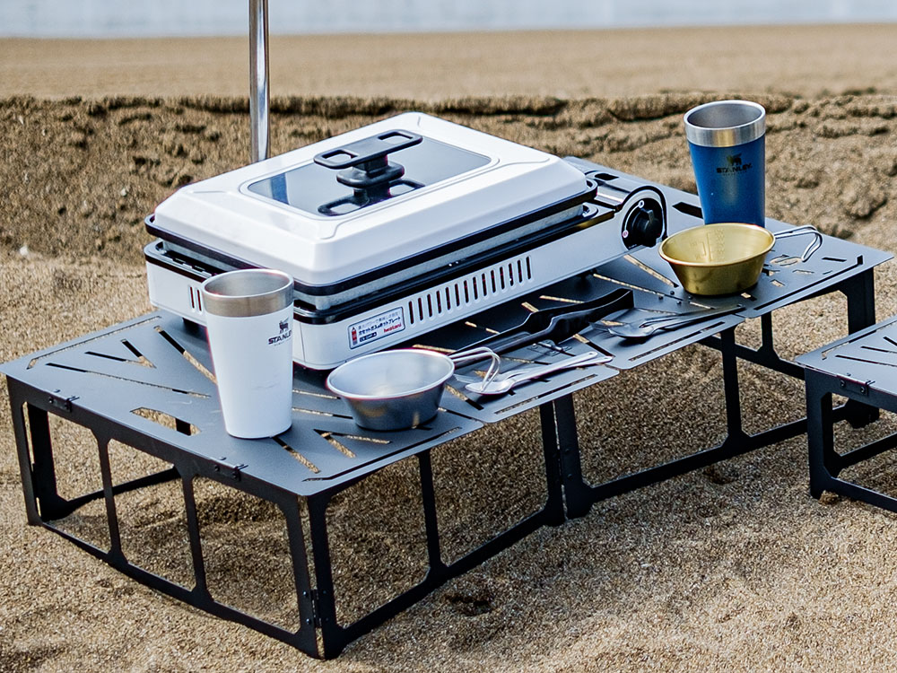 収納時の3倍以上に広がる、ネイチャートーンズの革新的折り畳み