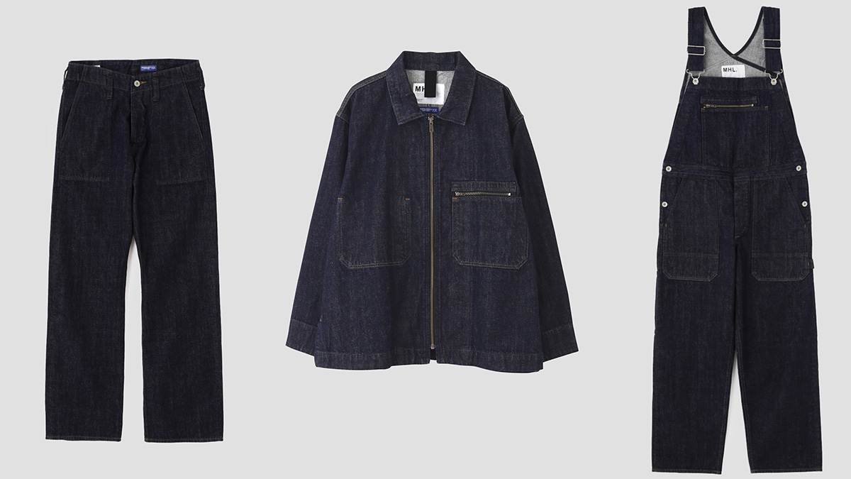 MHL. とキャントン オーバーオールズのタッグ再び。オリジナルデニムを