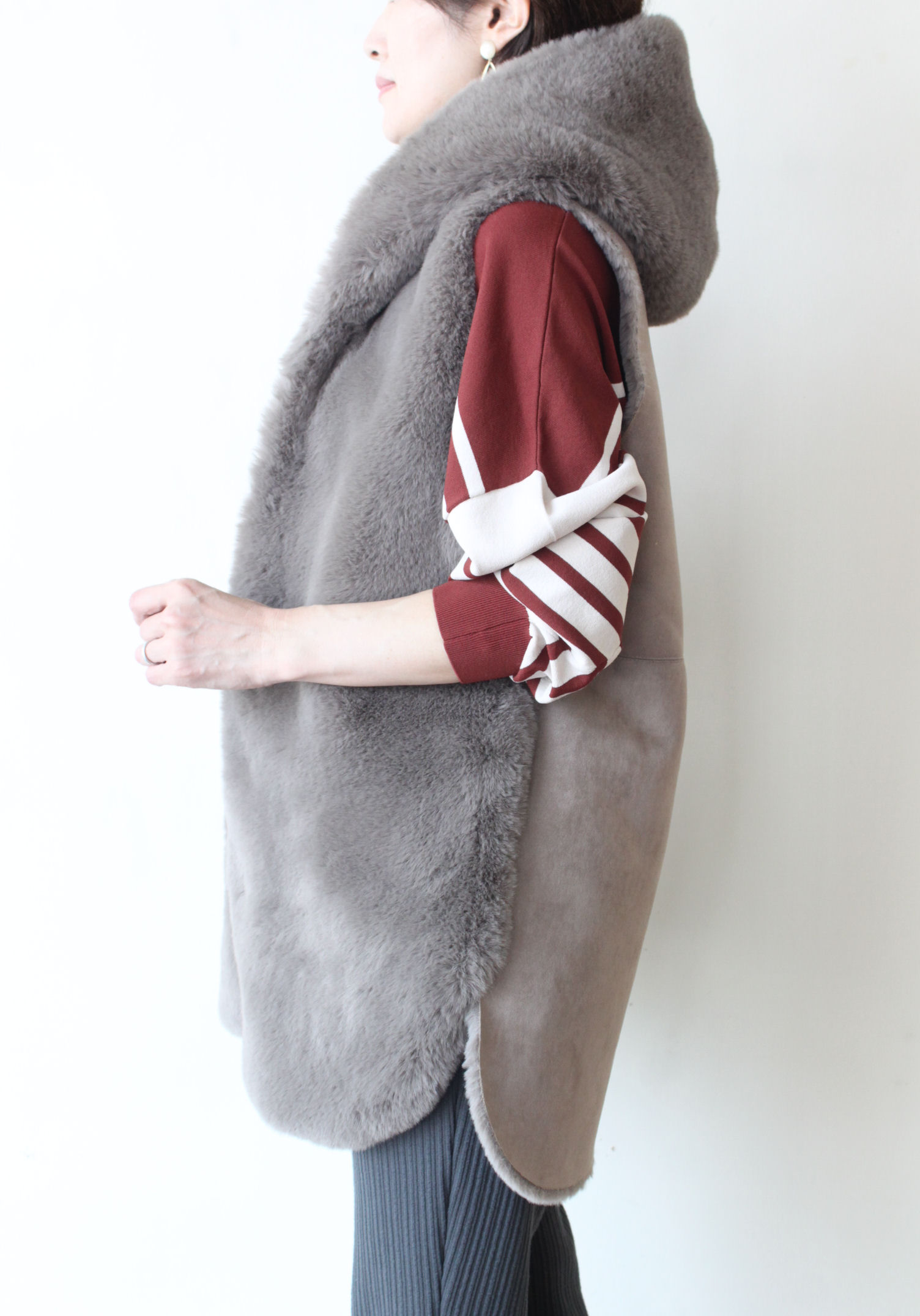 マリードール（MARIED'OR）フード付きエコファーベスト～◎ | CREEKS BLOG