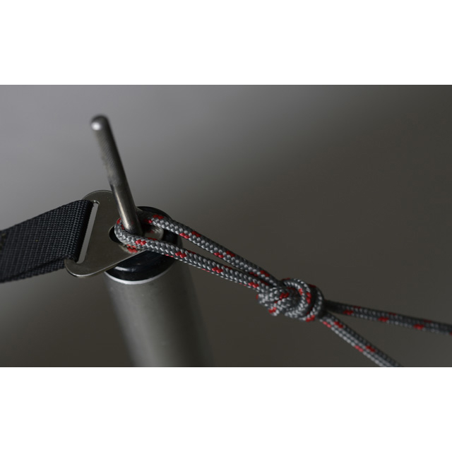 snow peak ウイング ポールレッド 280cm TP-001RD: キャンプ