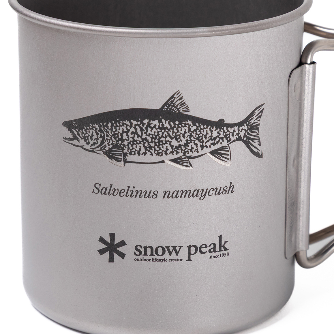 WILD-1 スノーピーク チタンマグ 300 ブルックトラウト 中禅寺湖