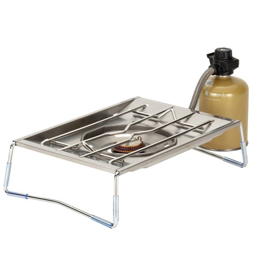 snow peak フラット バーナー GS-450R: キャンプ トレッキングギア