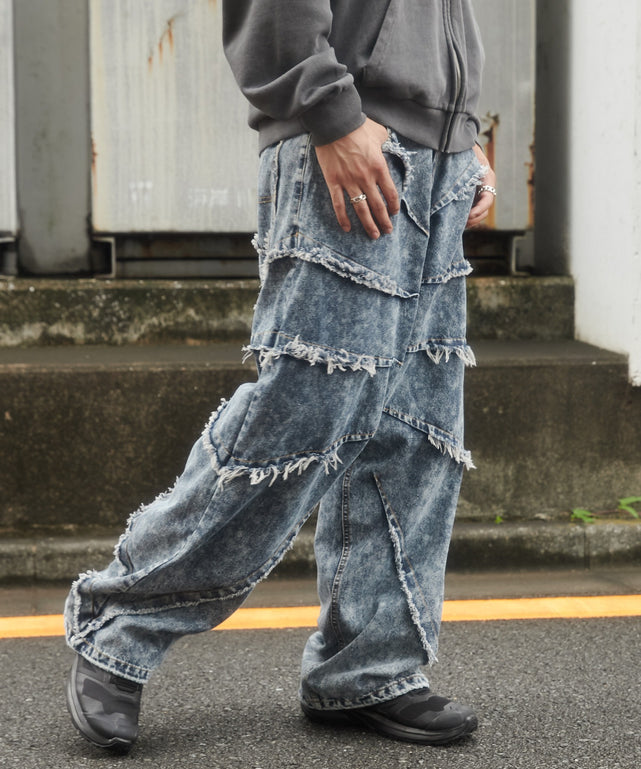 ダーツフリンジデニムパンツ – WEGO ONLINE STORE