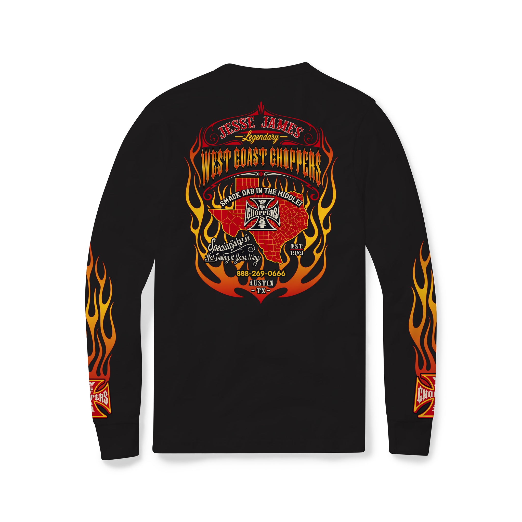 WCC NOT DOING IT YOUR WAY LONG SLEEVE - BLACK – West Coast Choppers