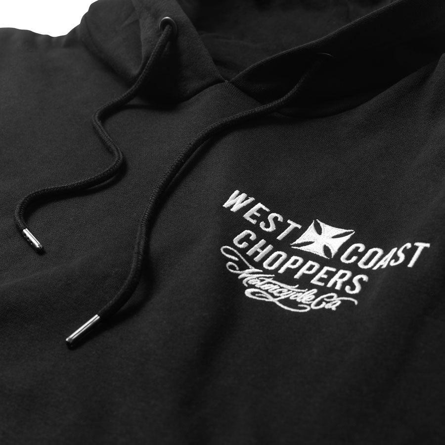 WCC FRISCO HOODY - BLACK – West Coast Choppers