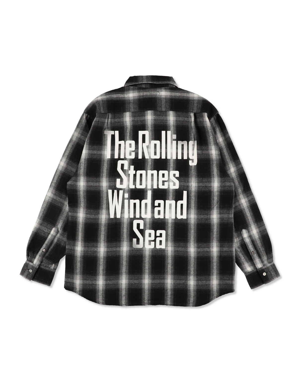 THE ROLLING STONES x WDS PLAID SHIRT – WIND AND SEA