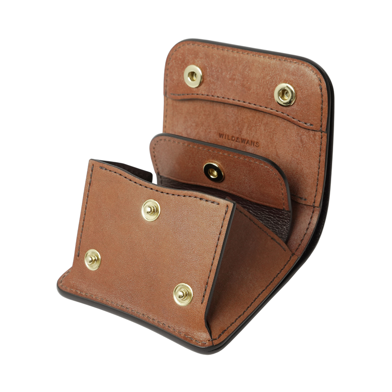 ミニ財布《カーサ》フルグレインブライドルレザー｜WILDSWANS(ワイルド