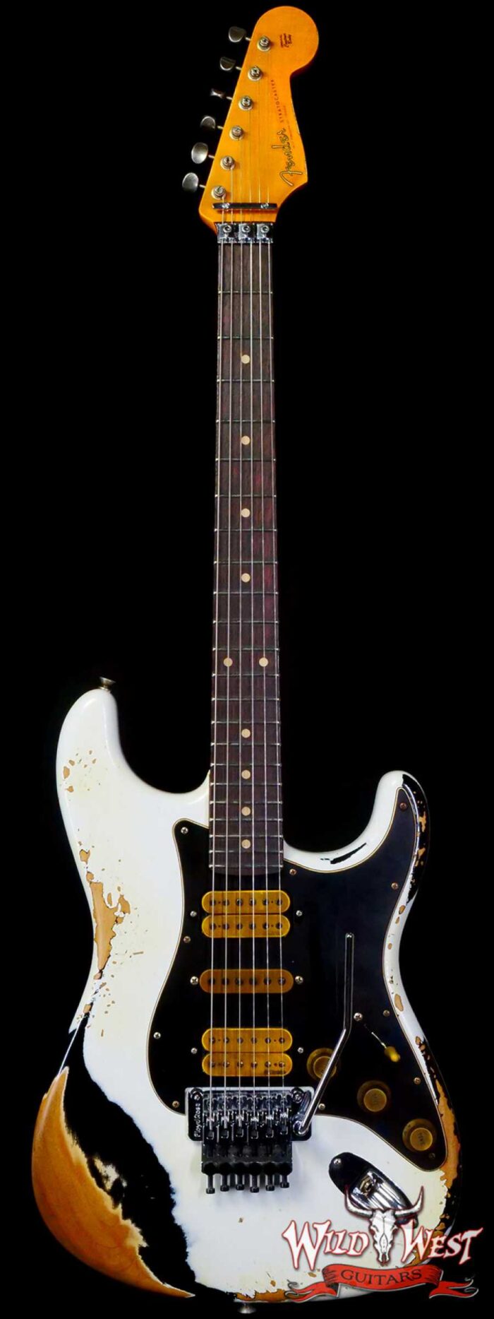 Fender Custom Shop Wild West White Lightning Stratocaster HSH