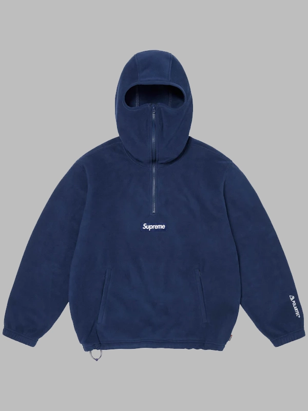 Supreme Polartec Facemask Half Zip Hooded Sweatshirt