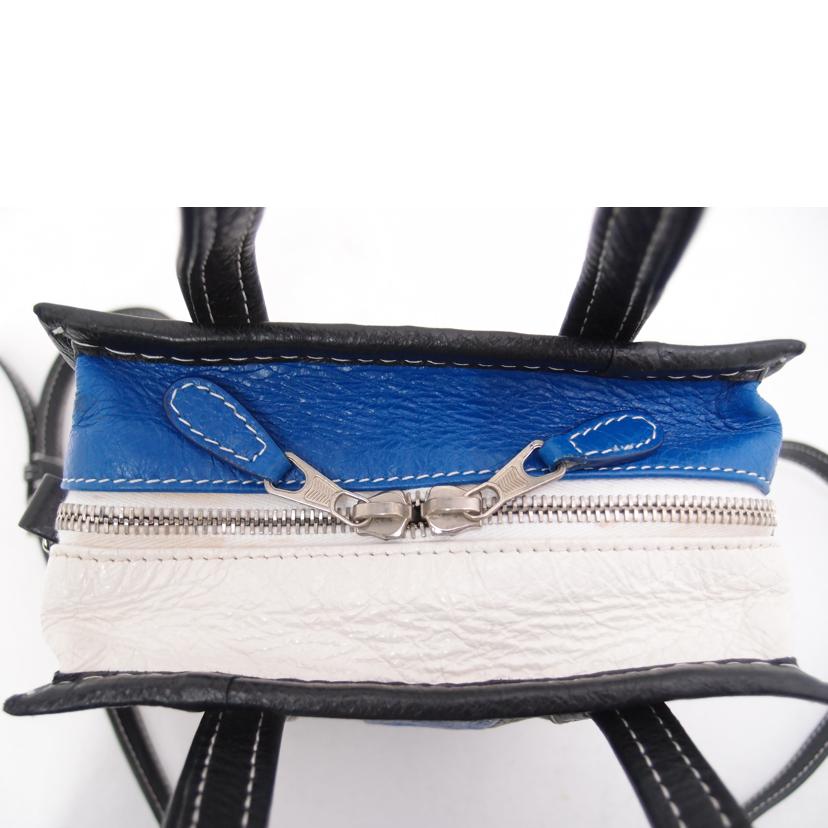 BALENCIAGA バレンシアガ 2WAY ストライプ 黒/白/青