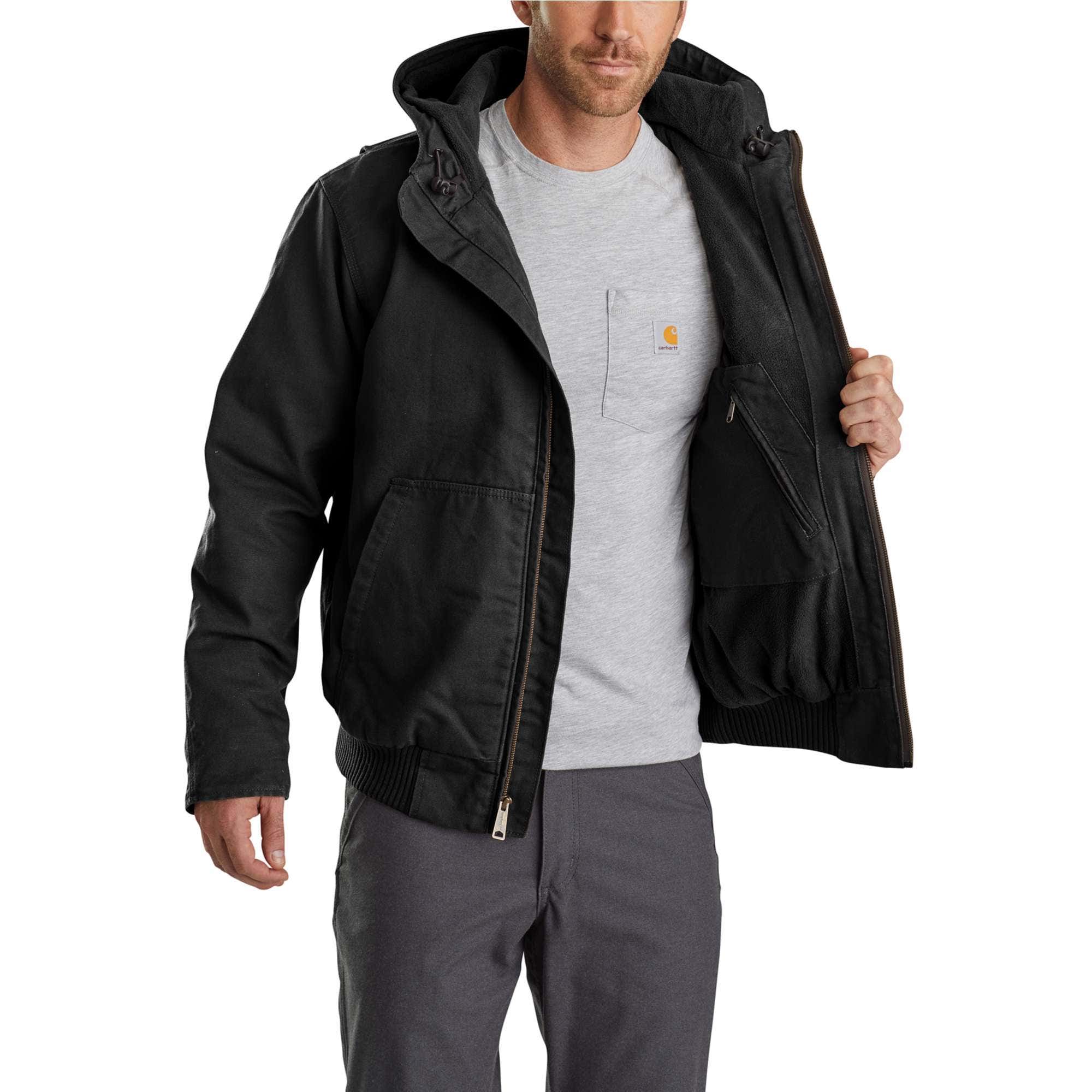 Carhartt Men's Jacket: 103371 001 Black Full Swing Armstrong