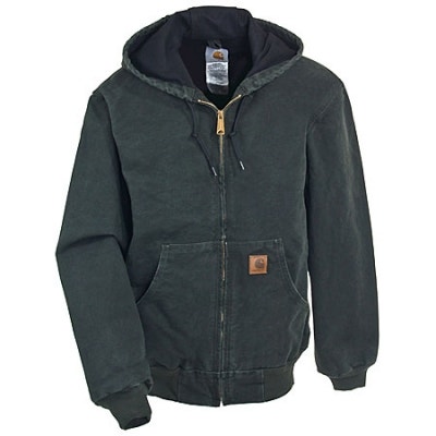 Carhartt J25MOS Moss Sandstone Duck Thermal Lined