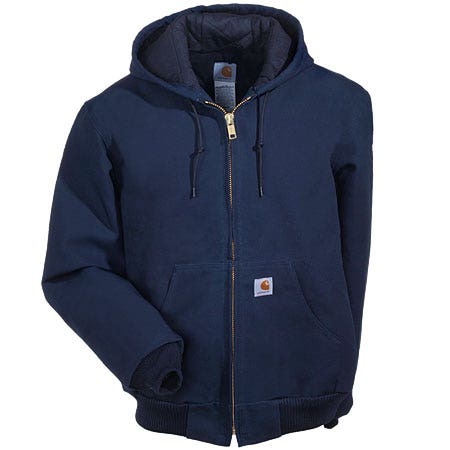 Carhartt Jackets: Carhartt Hooded Jackets J140DNY Dark Navy