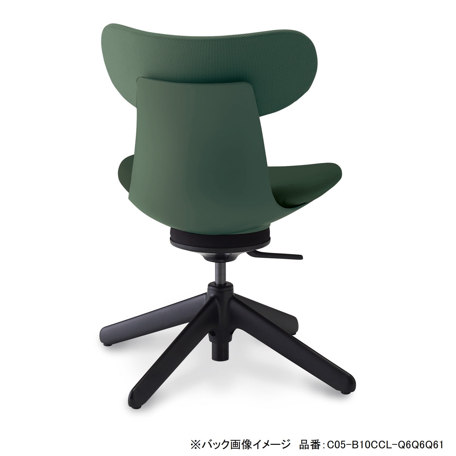 ingLIFE イングライフ／背クッションタイプ／肘なし／本体ブラック／背