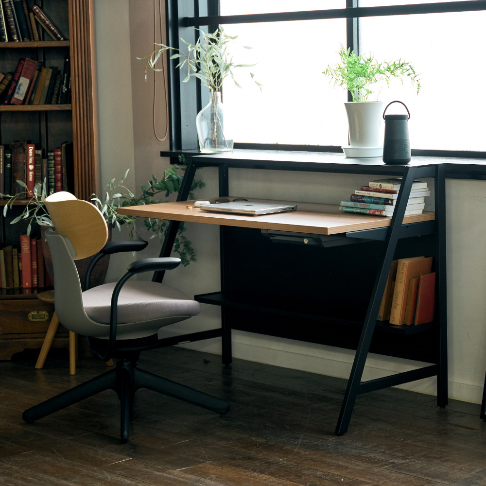 INVENT-SH インベントシェルフデスク／W1200×H720／引き出しなし／天板