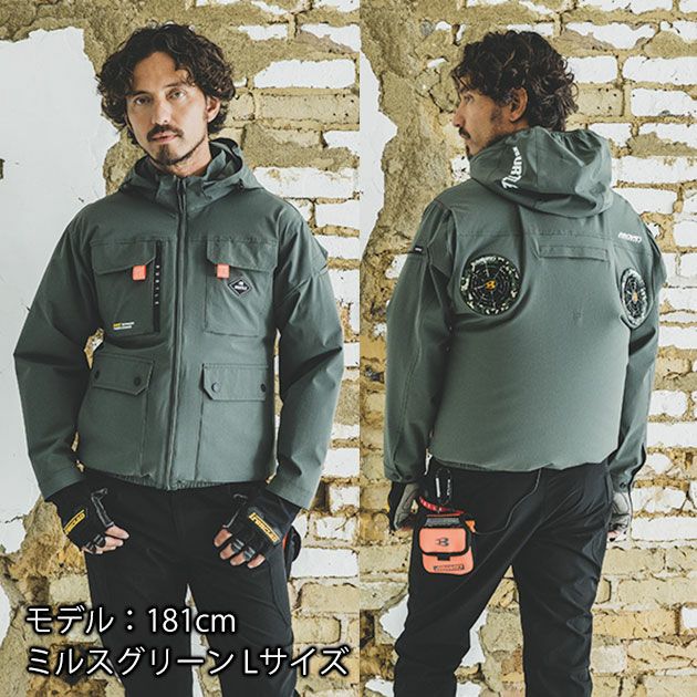 3XL BURTLE バートル 空調作業服 作業着 ACブルゾン 2024年新作(ユニ