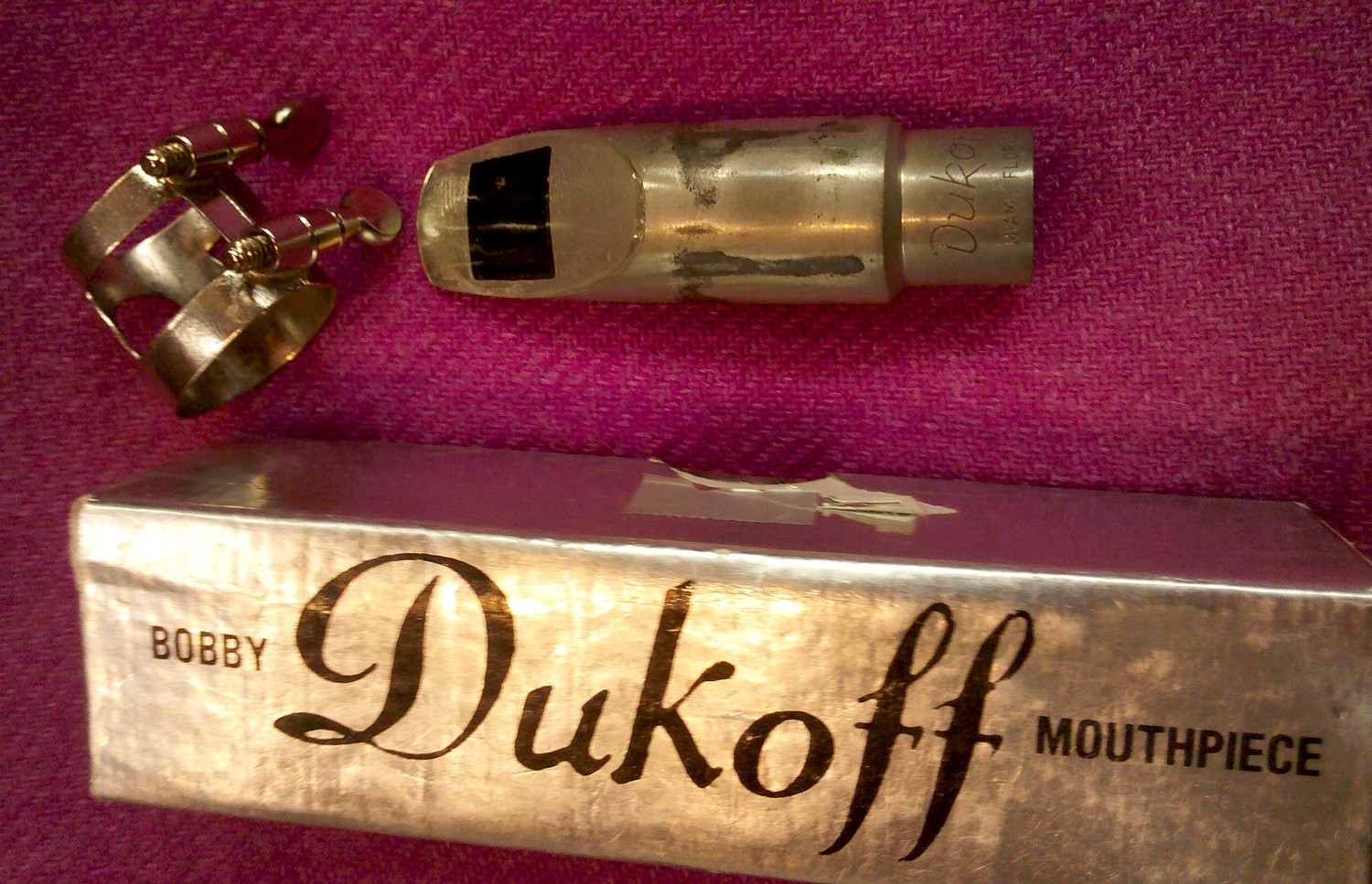 DUKOFF黒デュコフマイアミフロリダアルトサックスマウスピースD6