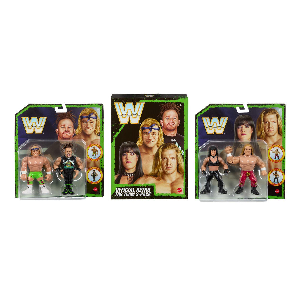 2024 WWE Mattel Ringside Exclusive DX Official Retro Tag Team 2