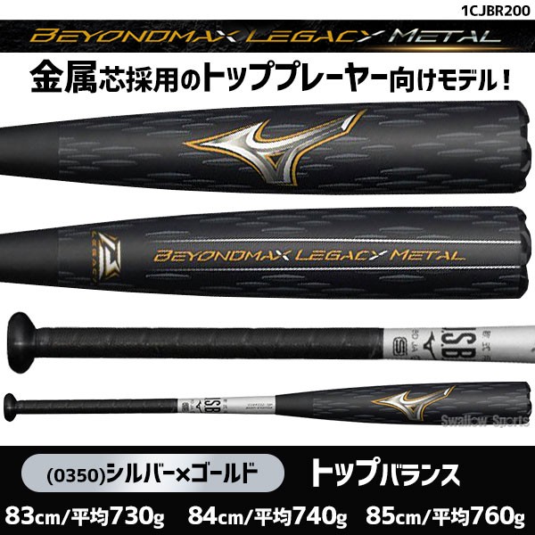 野球 ミズノ 限定 軟式用 大人 一般 軟式バット FRP製 金属芯材 バット