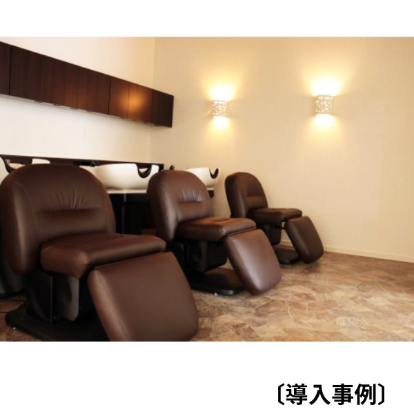 FV-7878-1 電動シャンプー椅子BURLY(バーリー)(ダークブラウン) | 株式