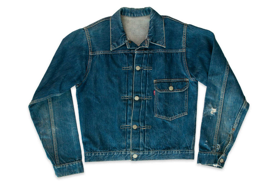 600 Vintage Denim Jacket - Size S - Levi's 506XX Type I - 1940's