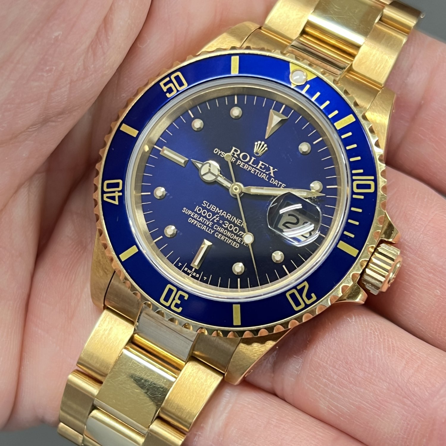 ロレックス サブマリーナー Ref.16808 ブルーダイヤル ヴィンテージ