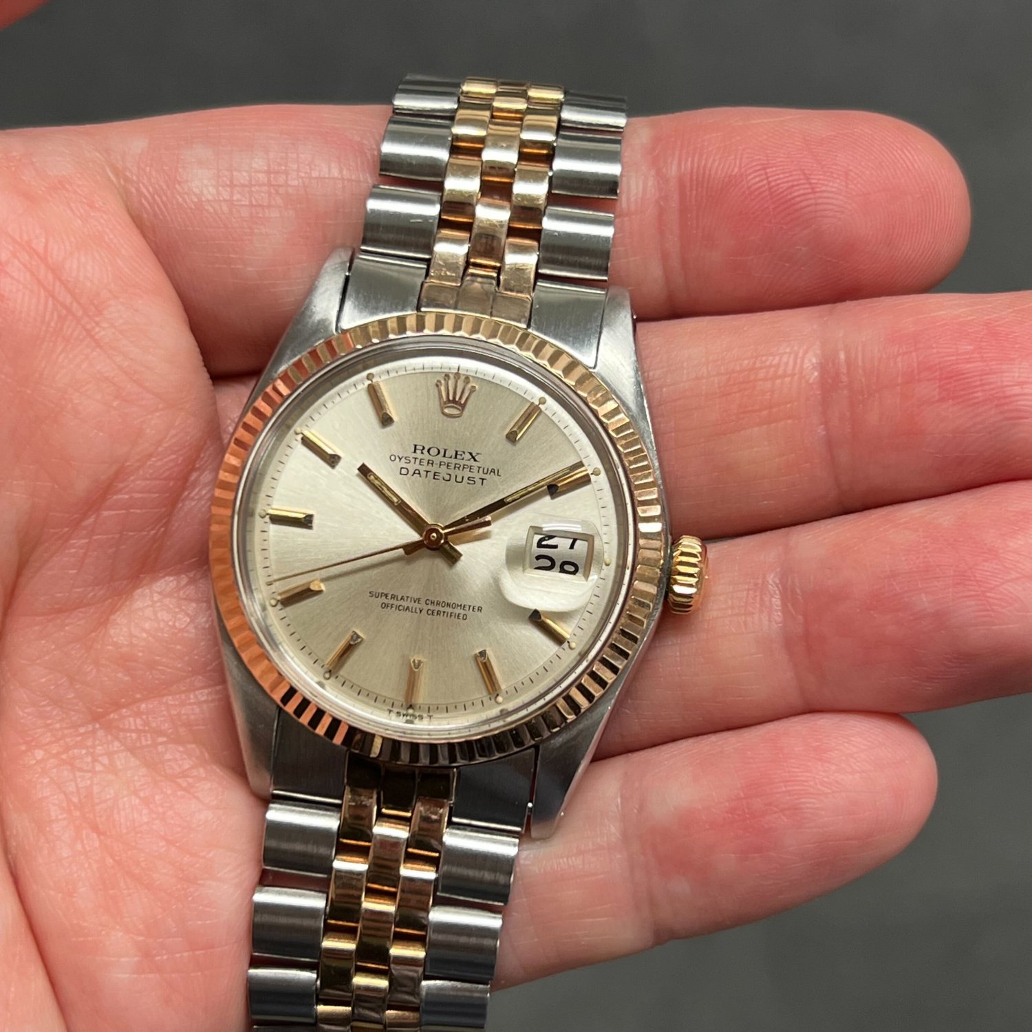 ロレックス デイトジャスト Ref.1601/5 シルバーダイヤル ヴィンテージ