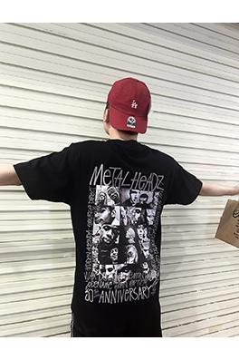 STUSSY X GOLDIE METALHEADZ SS 24コラボTEE 3 M反射ブラックバンド