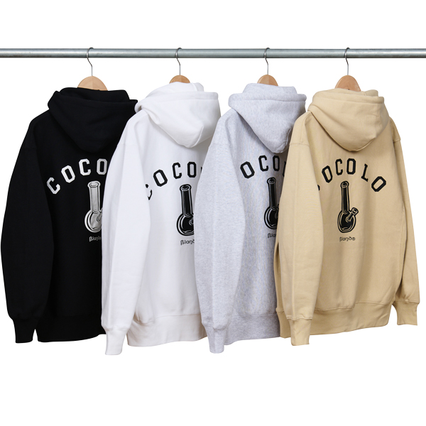 BACK BONG HOODIE (BLACK) - COCOLOBLAND WEB STORE