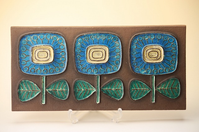 北欧アンティーク 陶板