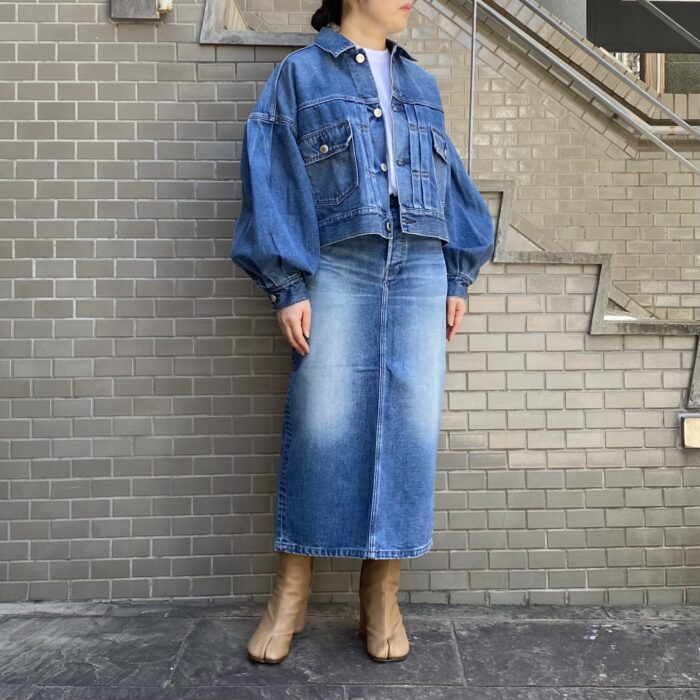 HYKE BALLOON SLEEVE DENIM JACKET / TYPE2 – COLDBECK ONLINE