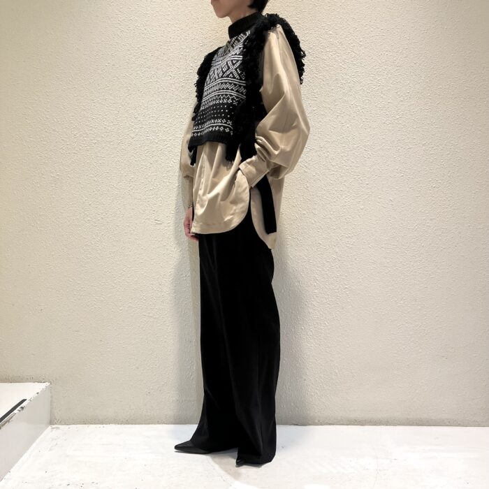 HYKE NORDIC FRINGE SWEATER VEST – COLDBECK ONLINE