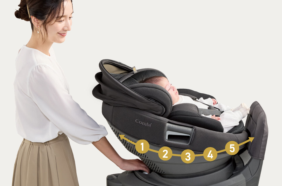 コンパクトベッド型チャイルドシート「THE S（ザ・エス）」｜コンビ