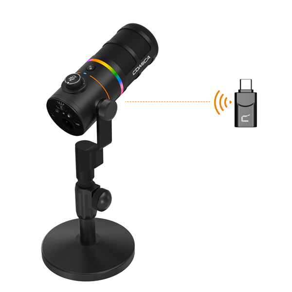 EJoy D10 PRO RGB Cardioid Dynamic Wireless Microphone - Shenzhen