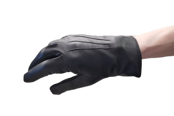 メローラ メンズ手袋◇ナパレザー◇ブラック/NERO《タッチスクリーン